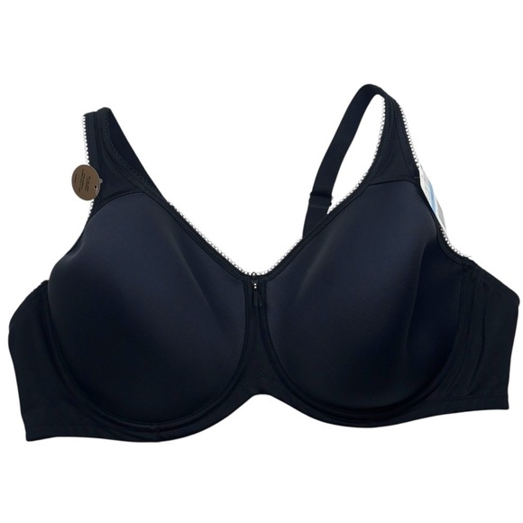 WACOAL STYLE 853192 BASIC BEAUTY SPACER UNDERWIRE T-SHIRT BLACK 46C BRA - Picture 3 of 12